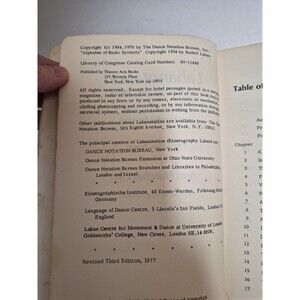 Lot of 2 Dance Notation Books – Labanotation Ann Hutchinson 1977 + Primer for M